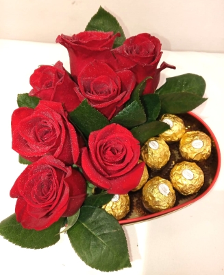 Rosas en Caja