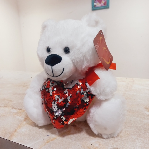 Oso corazón lentejuelas - Imagen 3