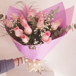 15 rosas en papel Manteca