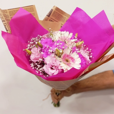 Ramo Blanco y Rosa