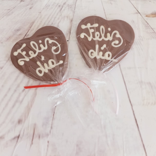 Paleta de Chocolate "Felíz Día" - Imagen 2