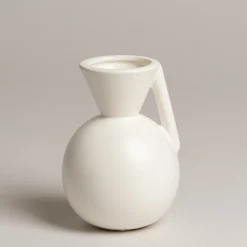 Jarron ceramica Tucci blanco