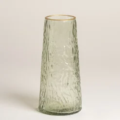 Florero vidrio Selvatic green