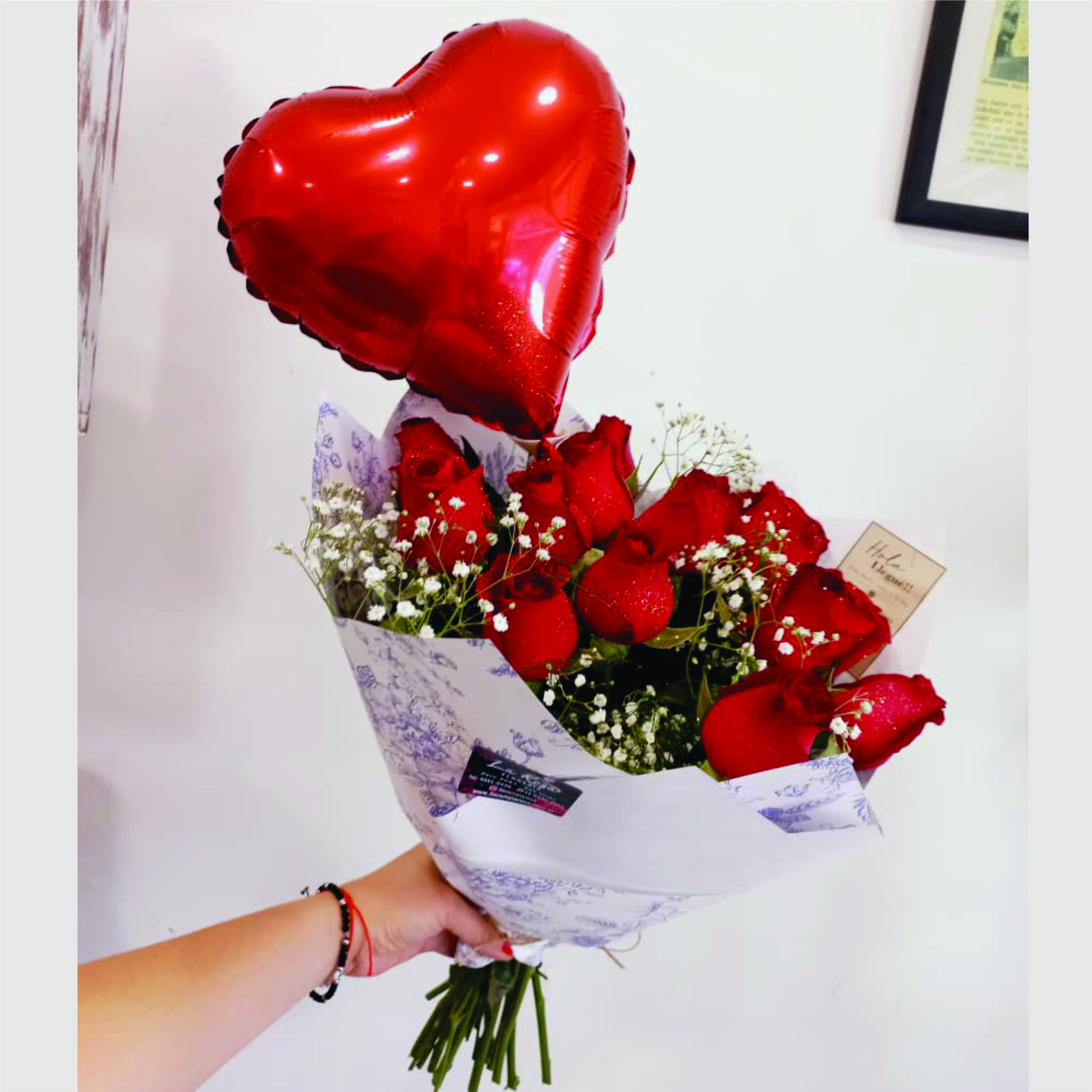 Rosas con Globo