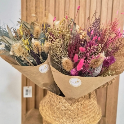 Ramo de flores secas
