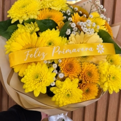 Flores amarillas M con banda